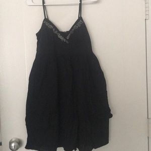 Forever 21 black cotton sundress